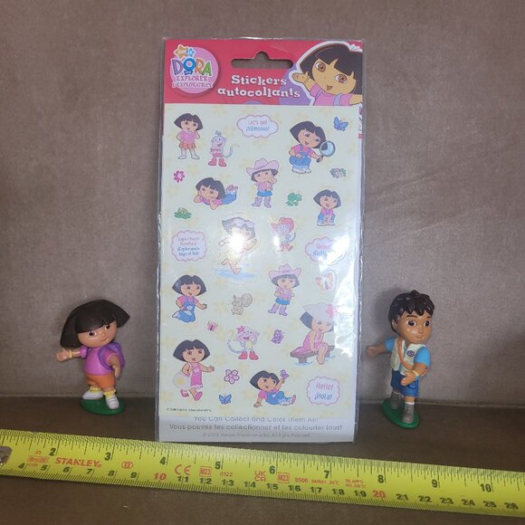 Dora & Diego Figures plus Stickers lot! - Picture 1 of 13
